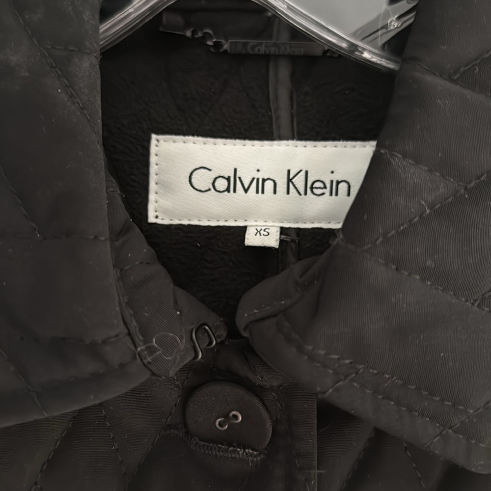 Calvin Klein Black Polyester Quilted Jacket - size XS - Picture 3 of 7